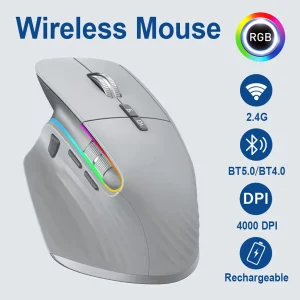 Multi-Device Wireless Mouse Bluetooth 5.0